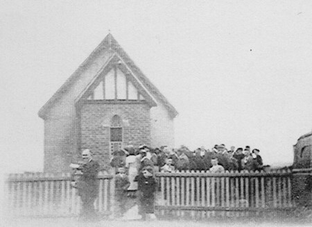 The old Methodist Church on the River Flats